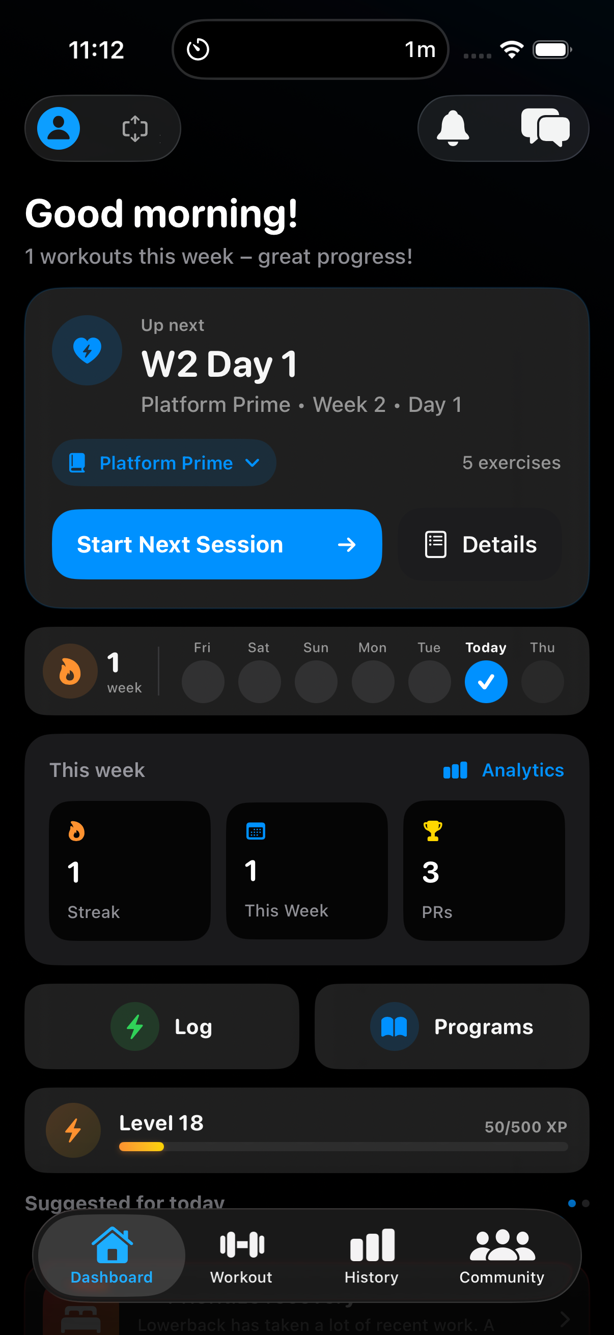 PwrLog screenshot 2